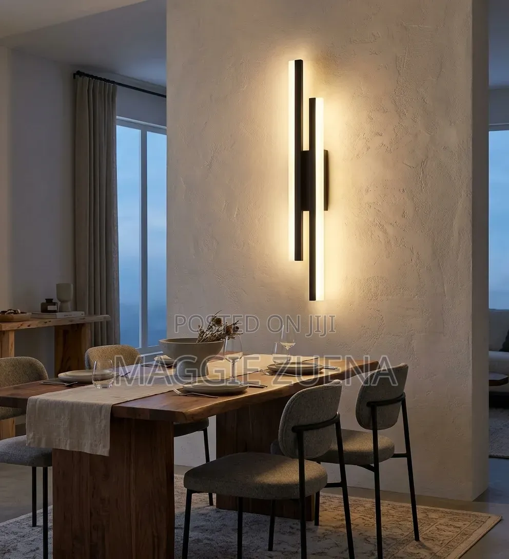 Black Led Wall Light