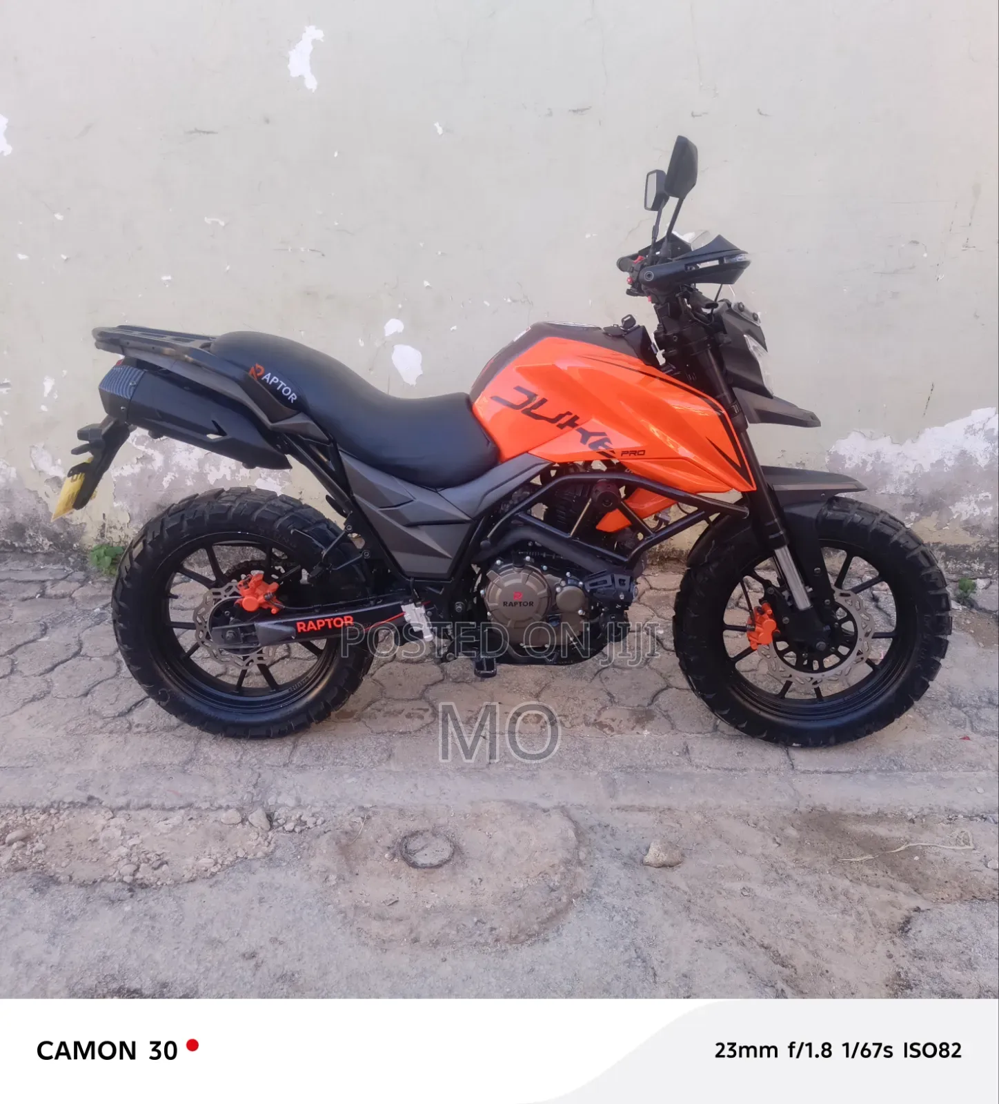 New Regal Raptor DY250 2026 Orange