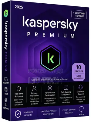 Kaspersky Premium + Customer Support | 10 Device | 1 Year | ESD (KEY)