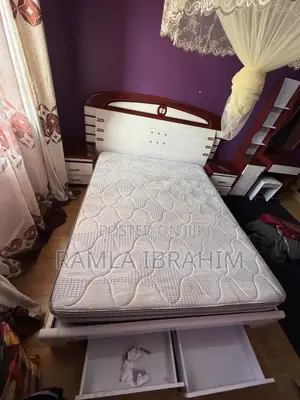 Bed Frame Plus Two Side Tables
