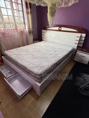 Bed Frame Plus Two Side Tables