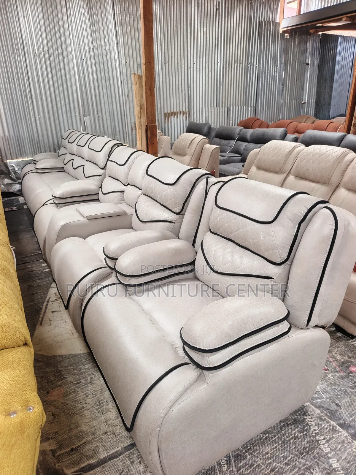 Semi Recliner Sofa