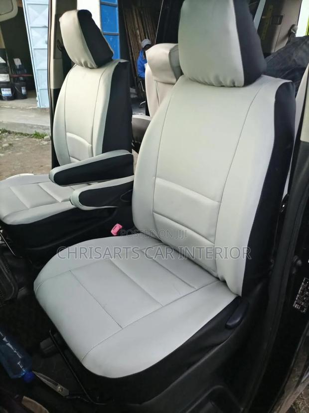 'Light Grey Car Seat Covers - main view