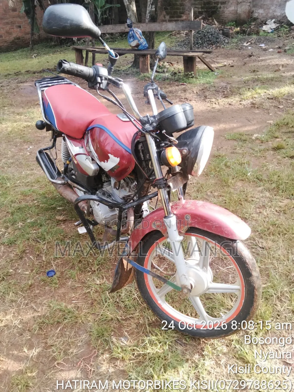 TVS HLX 125 2021 Red