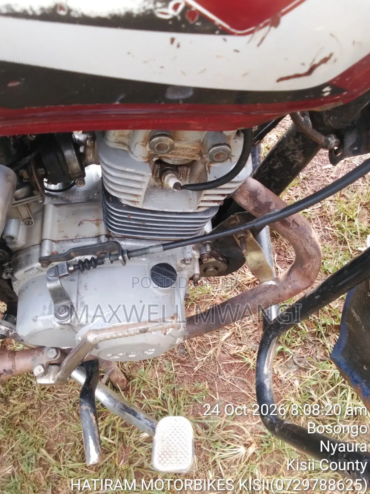 TVS HLX 125 2021 Red