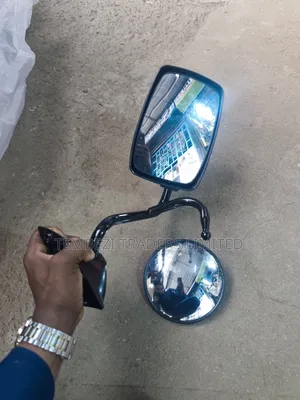 Nissan Vanette 2-in-1 Side Mirror With Round Blindspot Assembly