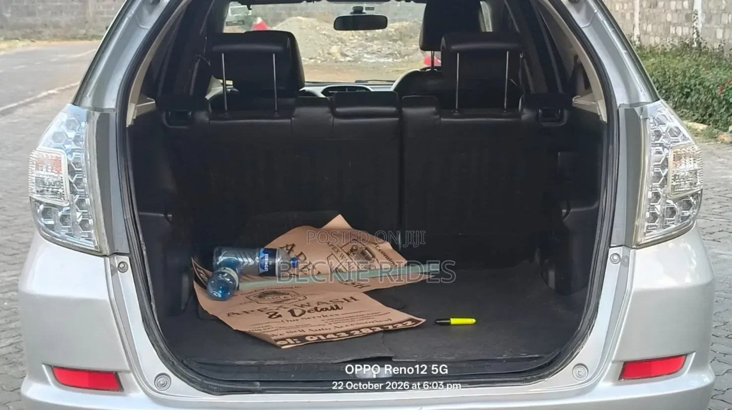 Honda Fit Shuttle 2014 Silver