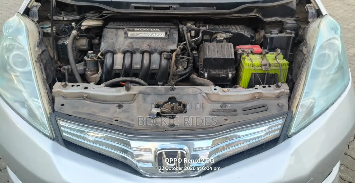 Honda Fit Shuttle 2014 Silver