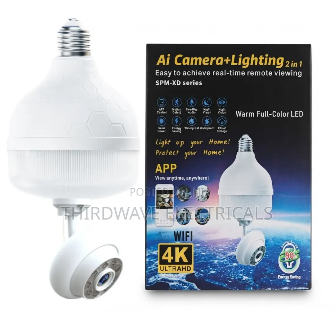 K07 WiFi Ceiling Light With Camera