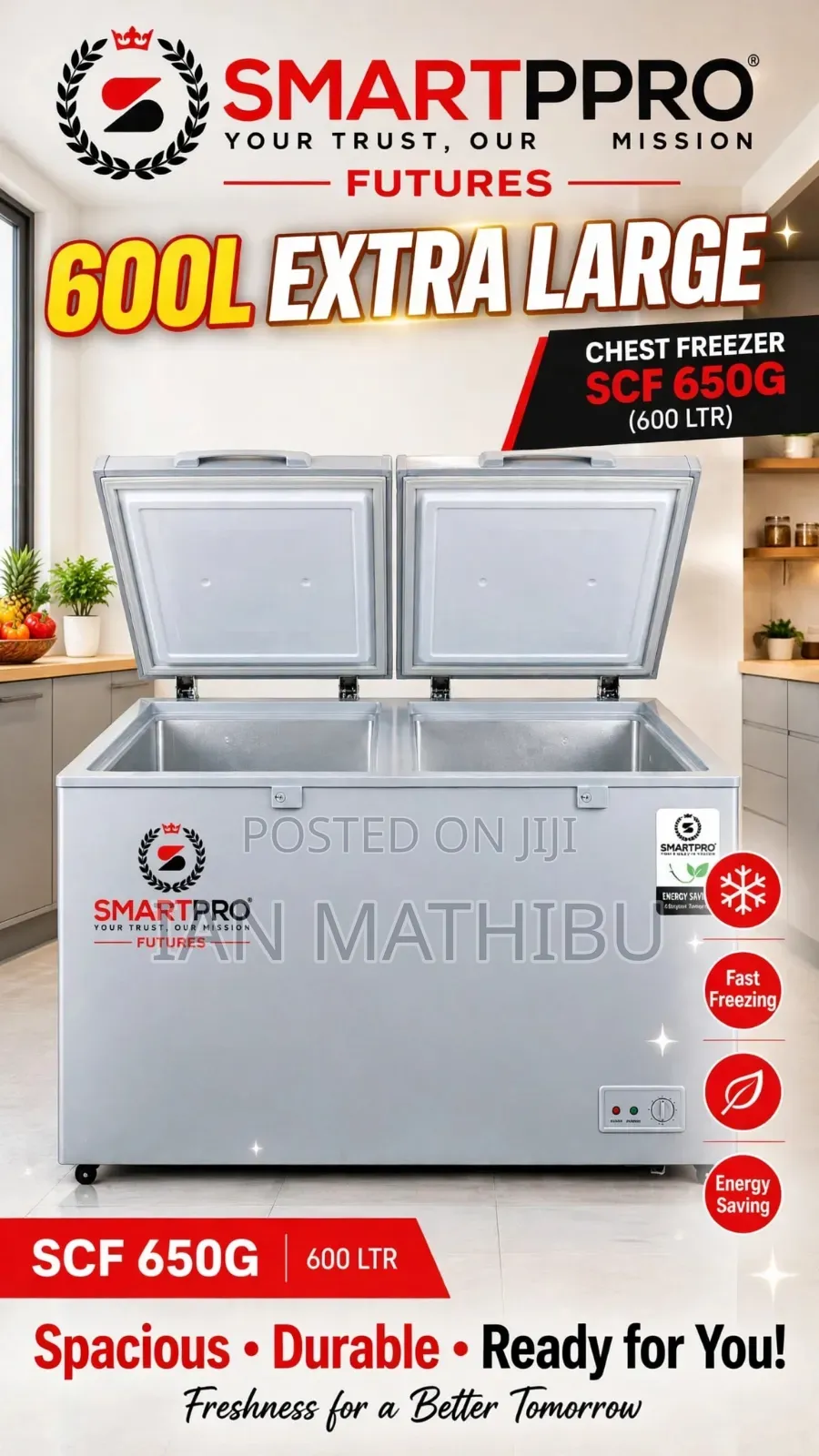 600 Litres Smart Pro Chest Freezer