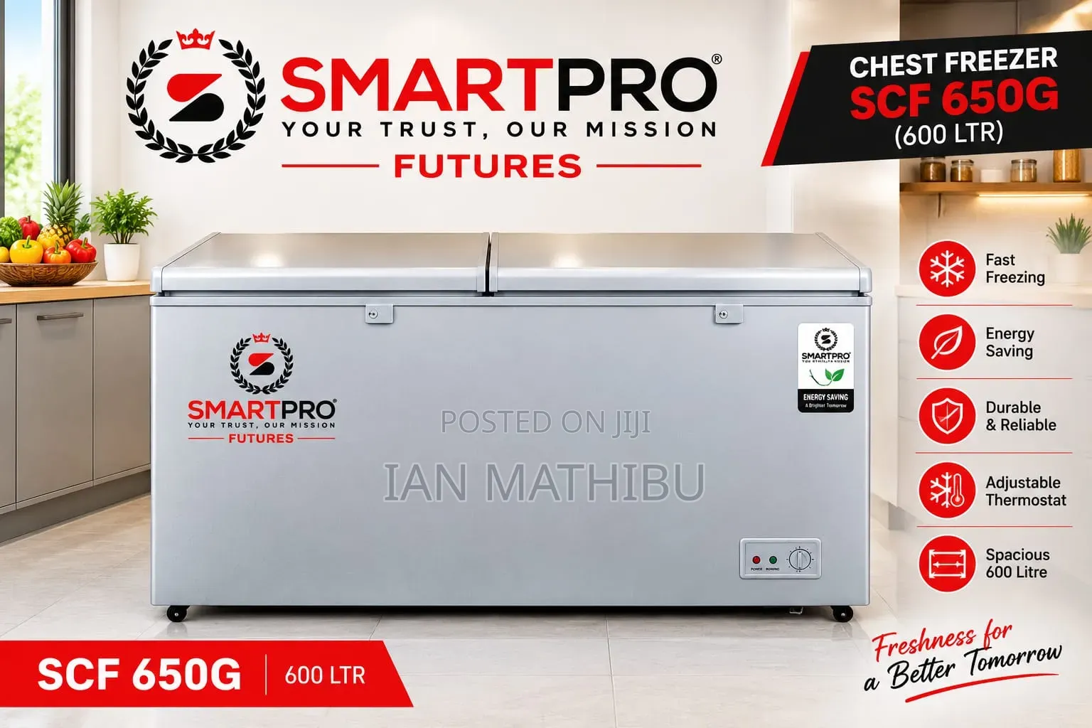 600 Litres Smart Pro Chest Freezer