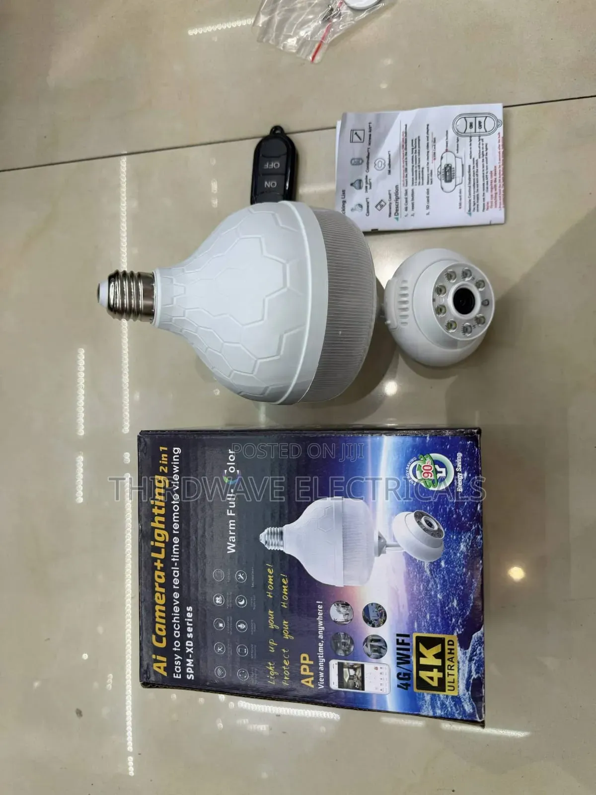 Modern Quality K07 WiFi Ceiling Light With CCTV Camera