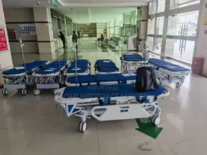 Durable Construction, ABS Quality Patient Stretcher-Height Adjustable