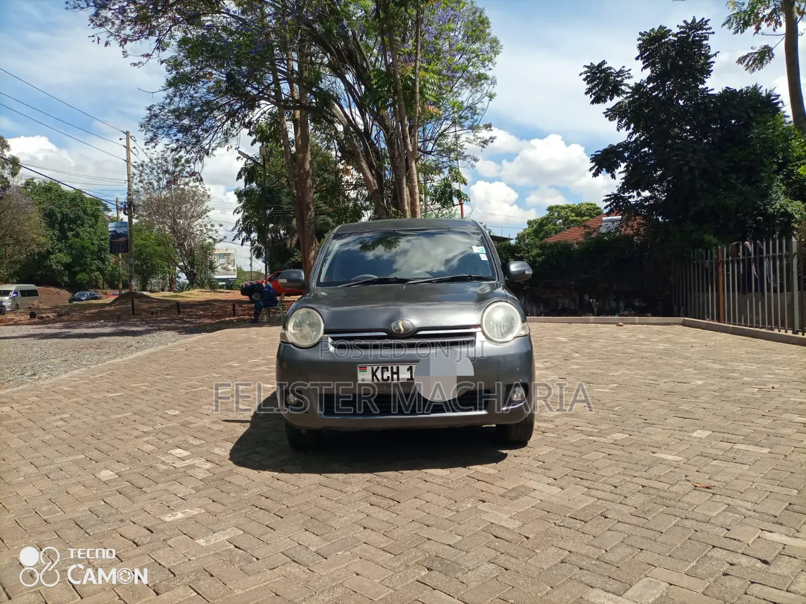 Toyota Sienta 2008 Gray