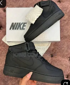 Black Nike Airforce One Boot Sneakers