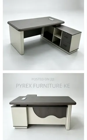 L-Shaped Executive Office Desk