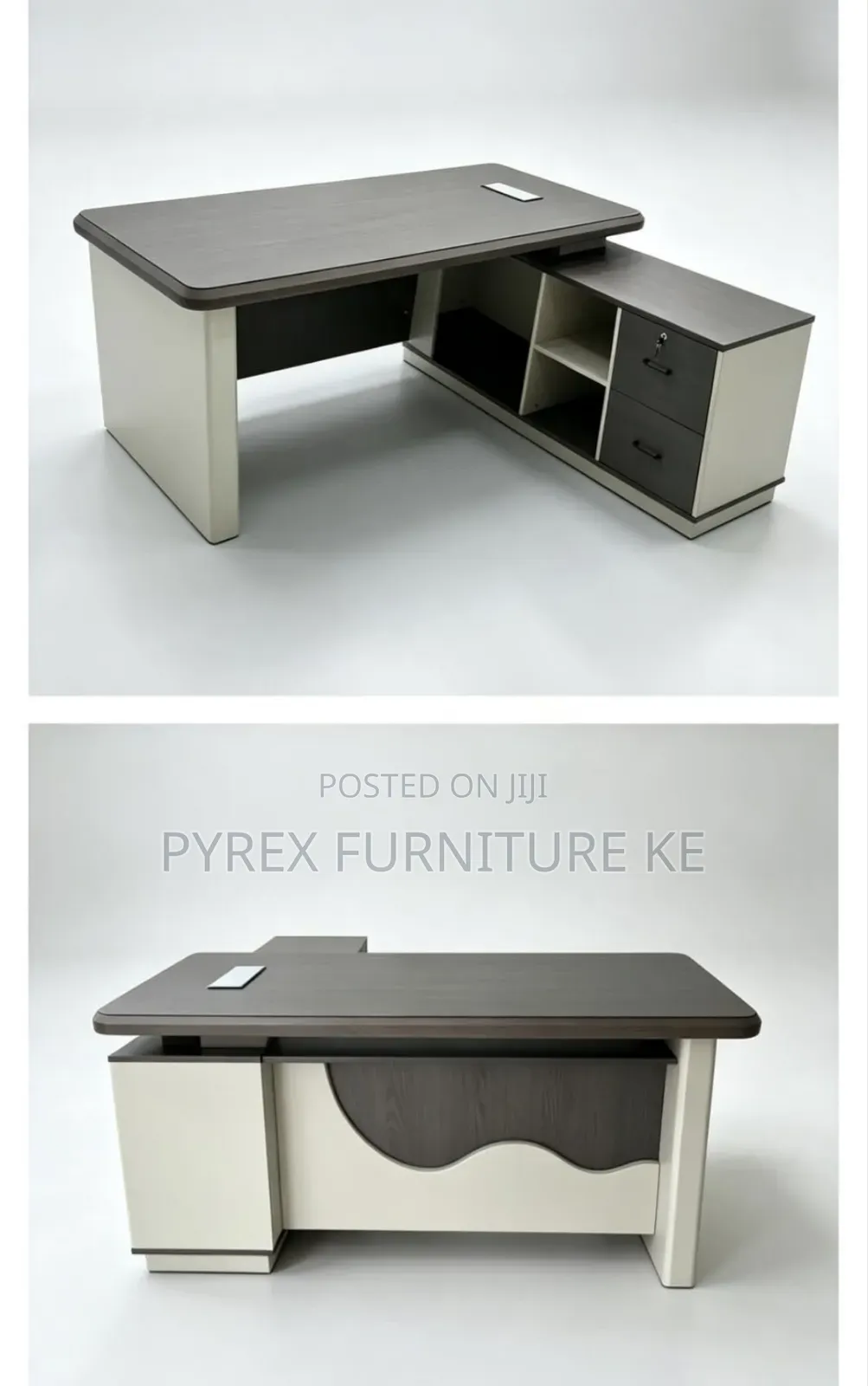 L-Shaped Executive Office Desk