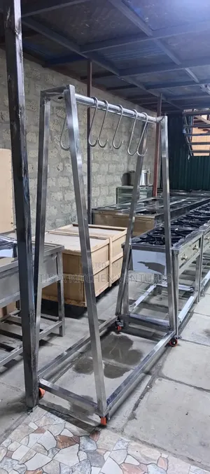Slaughter/Butchery Stainless Steel Meat Hanging Rail. Made on Order