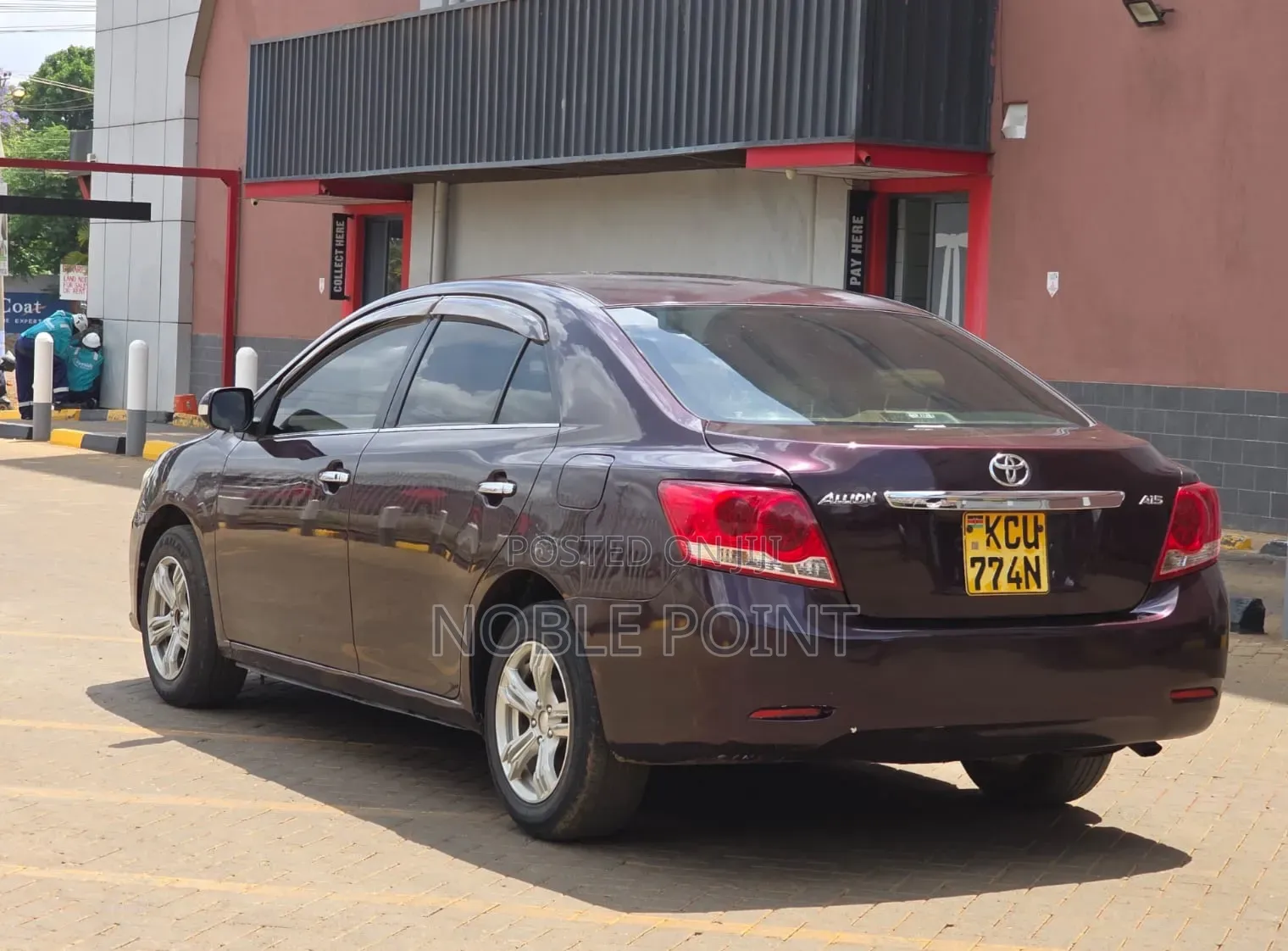 Toyota Allion 2012 Maroon