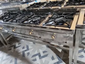 4-Burner Commercial Gas Cooker for Sale