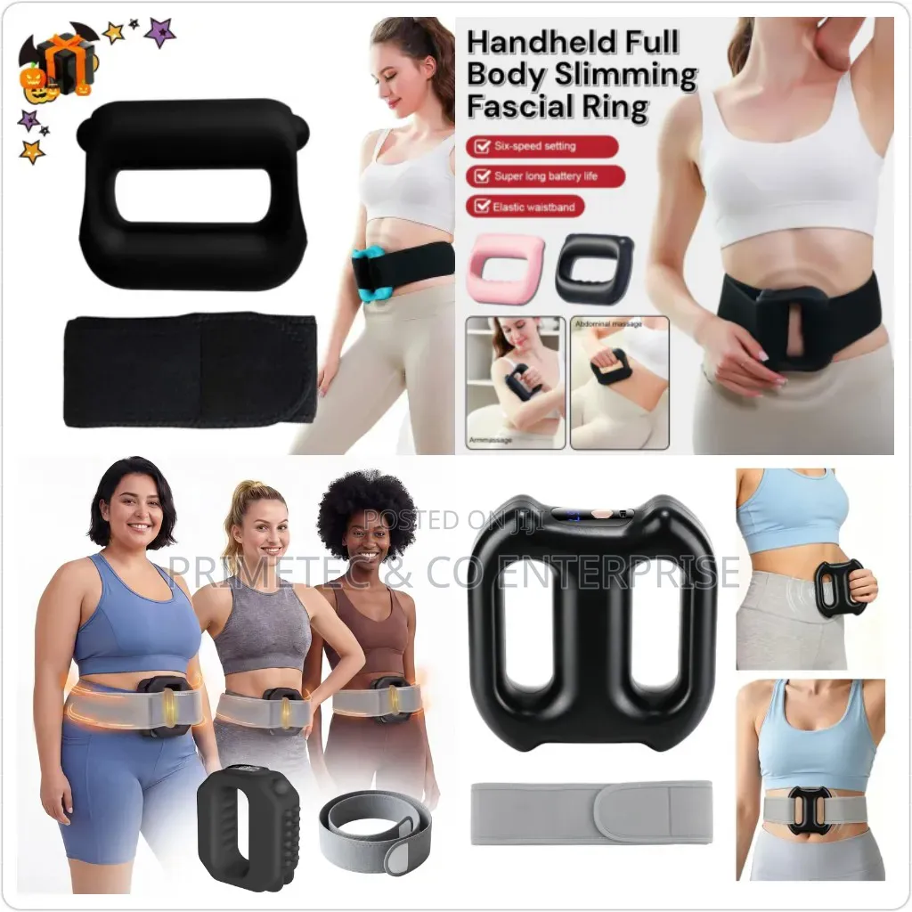 Portable Vibration Massage Device Belt Tummy Trimmed