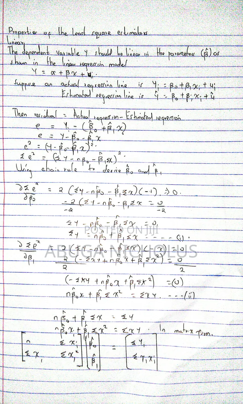 Tutor Nicholus -Mathematics and Statistics