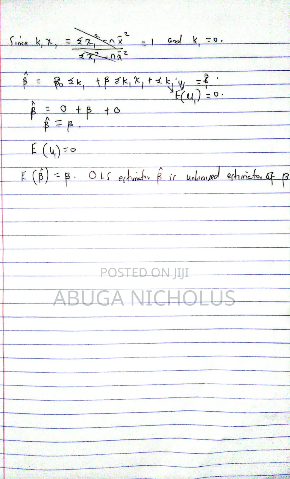 Tutor Nicholus -Mathematics and Statistics
