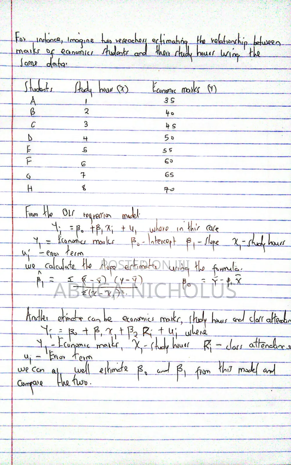 Tutor Nicholus -Mathematics and Statistics