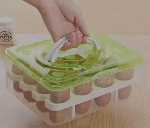 2 Layers 32pc Egg Tray Orgnizer