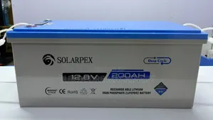 Solarpex 12v 200ah Lithium Battery