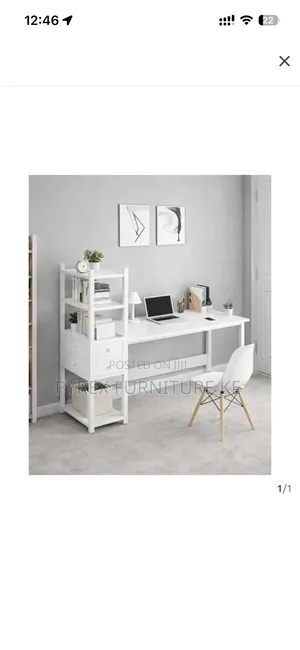 Office Desk Plus Eames Chair