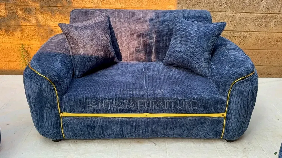 Blue Channel 2-Seater Sofa
