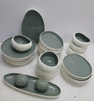 27pcs Dinner Set 
6pcs Dinner Plates 
6pcs Side Plate