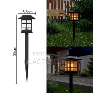 6PCS Solar Garden Lights Waterproof Outdoor Lawn Pathway Lamps Tect