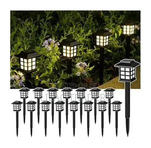 6Pcs Waterproof Decorative Lawn Lamp Outdoor Solar Garden Lights Tect