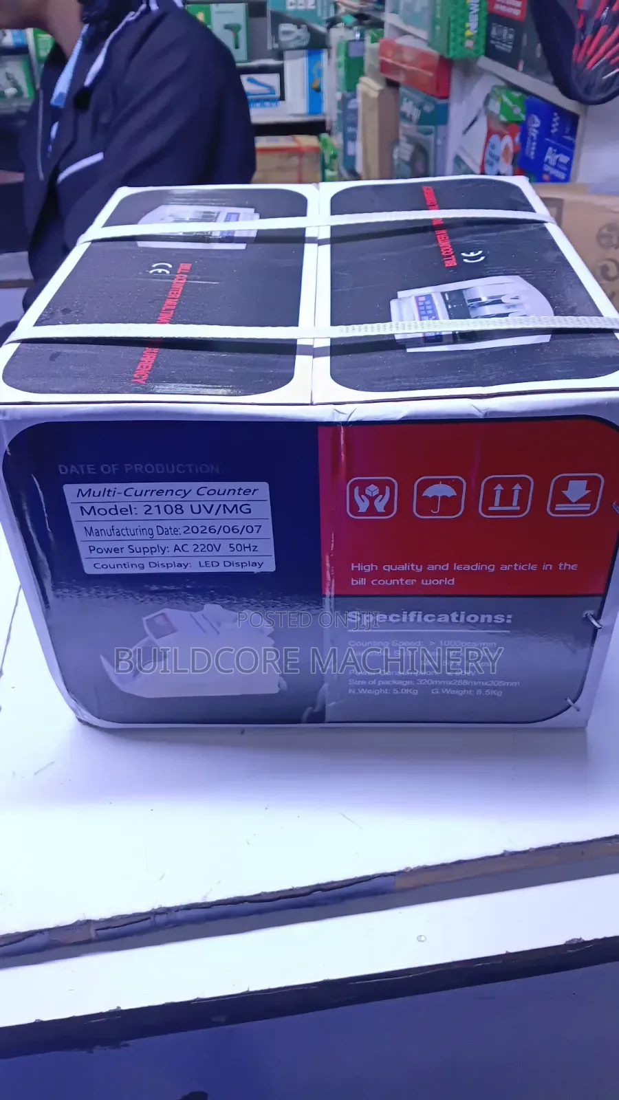Multi Currency/Bill Counter , Counterfeit Detector and Batch Feature