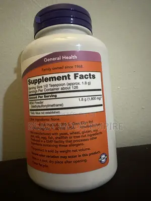 MSM Powder,joint Health,126servings,made in USA