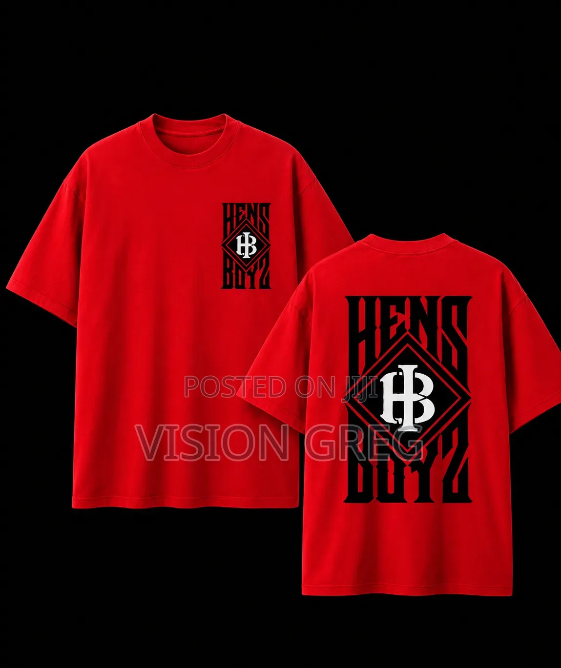 HENS BOYZ Trendy Unisex Graphic Tees