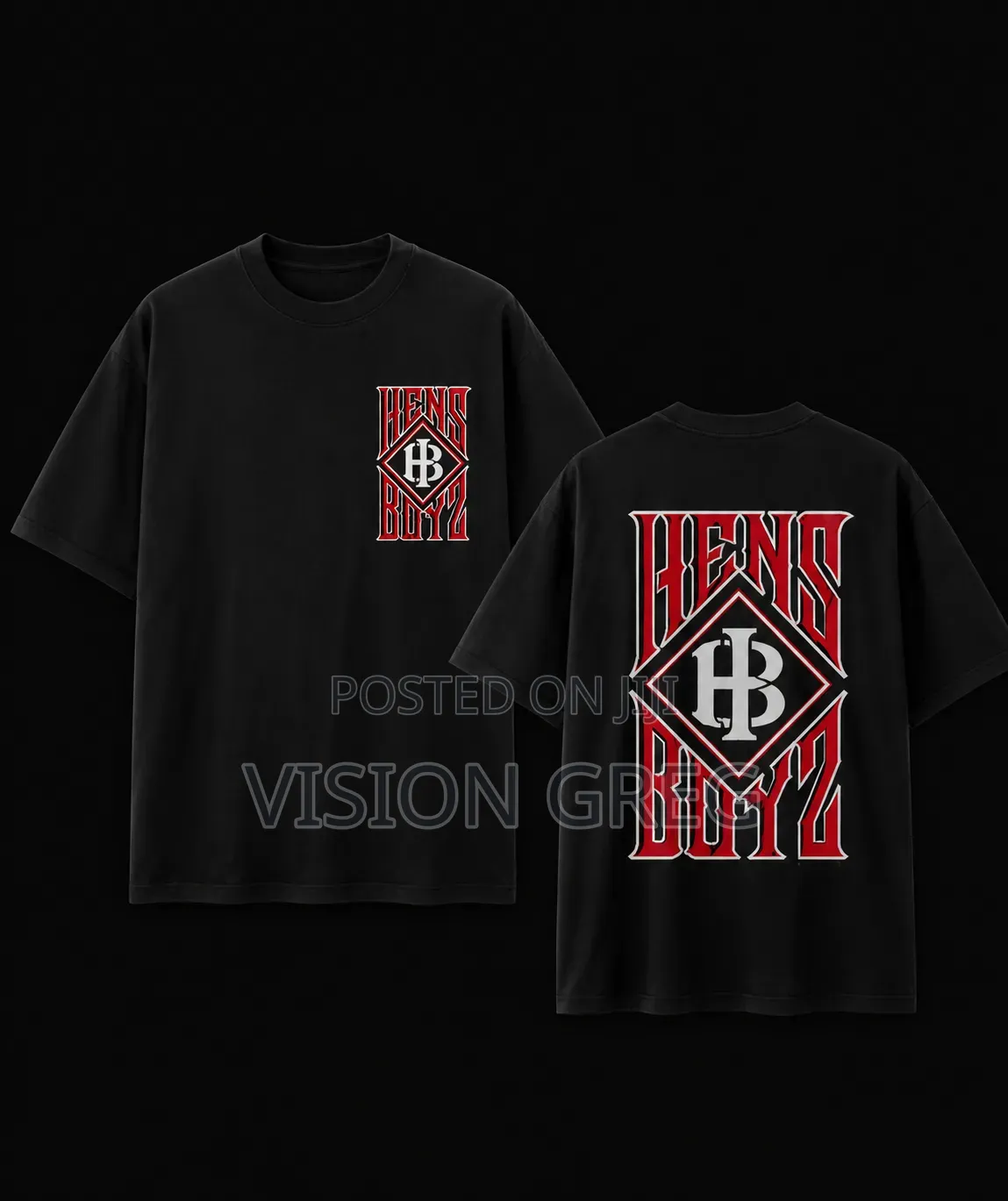 HENS BOYZ Trendy Unisex Graphic Tees