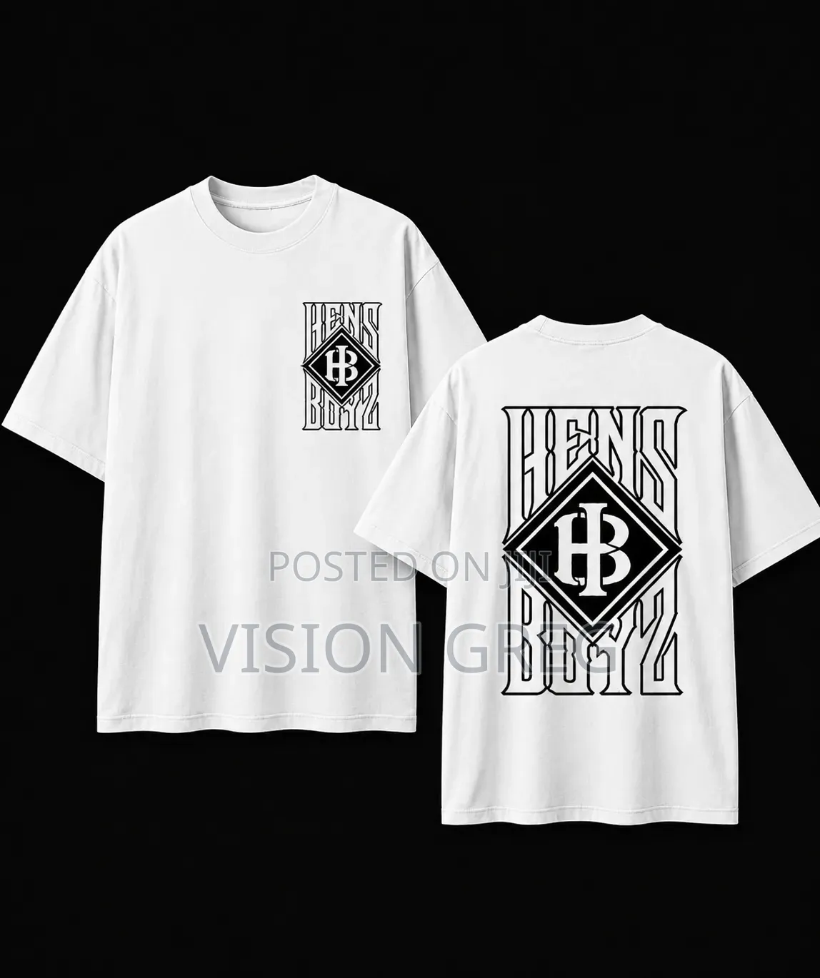 HENS BOYZ Trendy Unisex Graphic Tees
