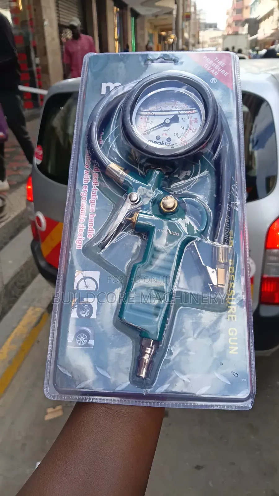 Meakida 16bar 230psi Tyre Pressure Gauge/Pump