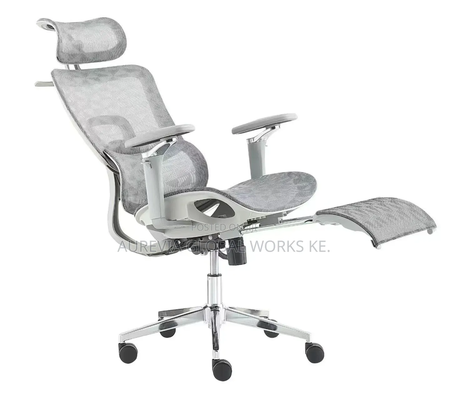 ErgoFlex Pro Multi-Function Mesh Office Chair – Black/Grey