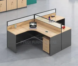 2 Seater Office Partition Workstation