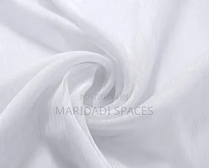 Light and Heavy Sheer Curtains in White Color