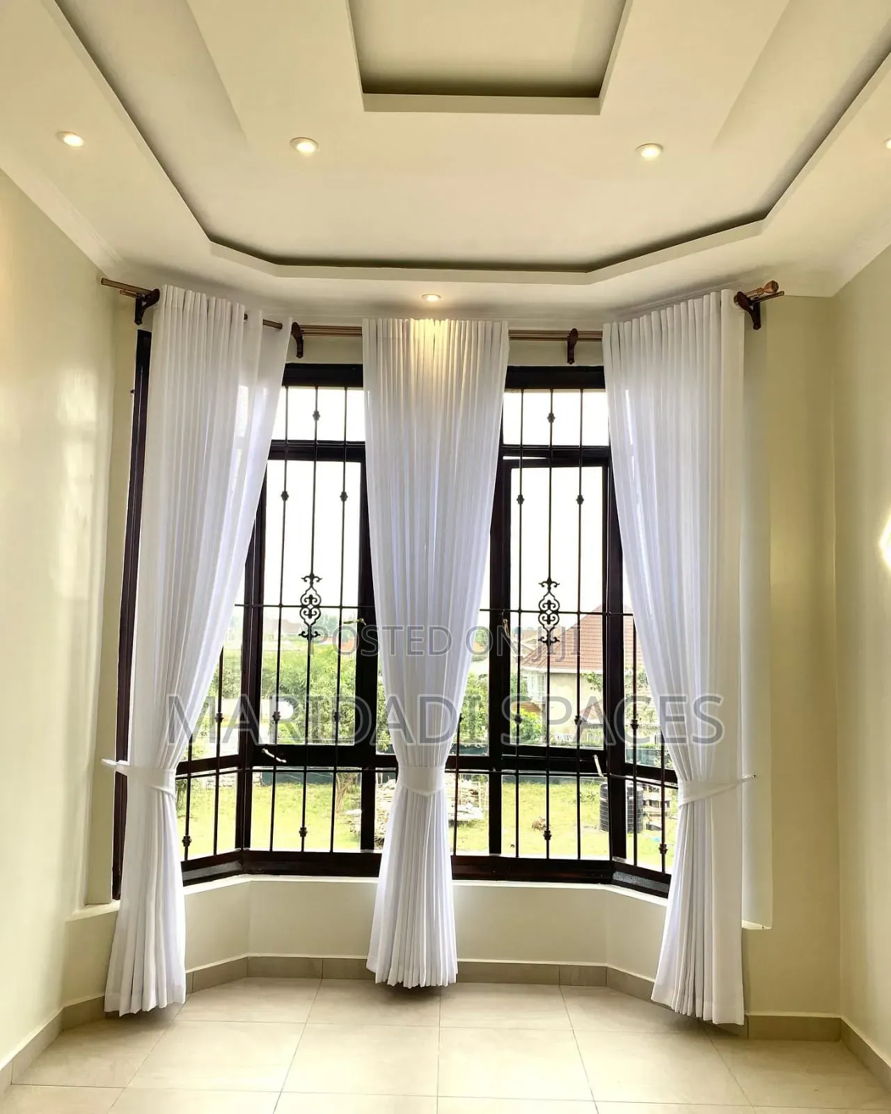 Light and Heavy Sheer Curtains in White Color