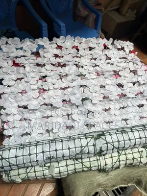 White Artificial Flower Fence for Commercial Use