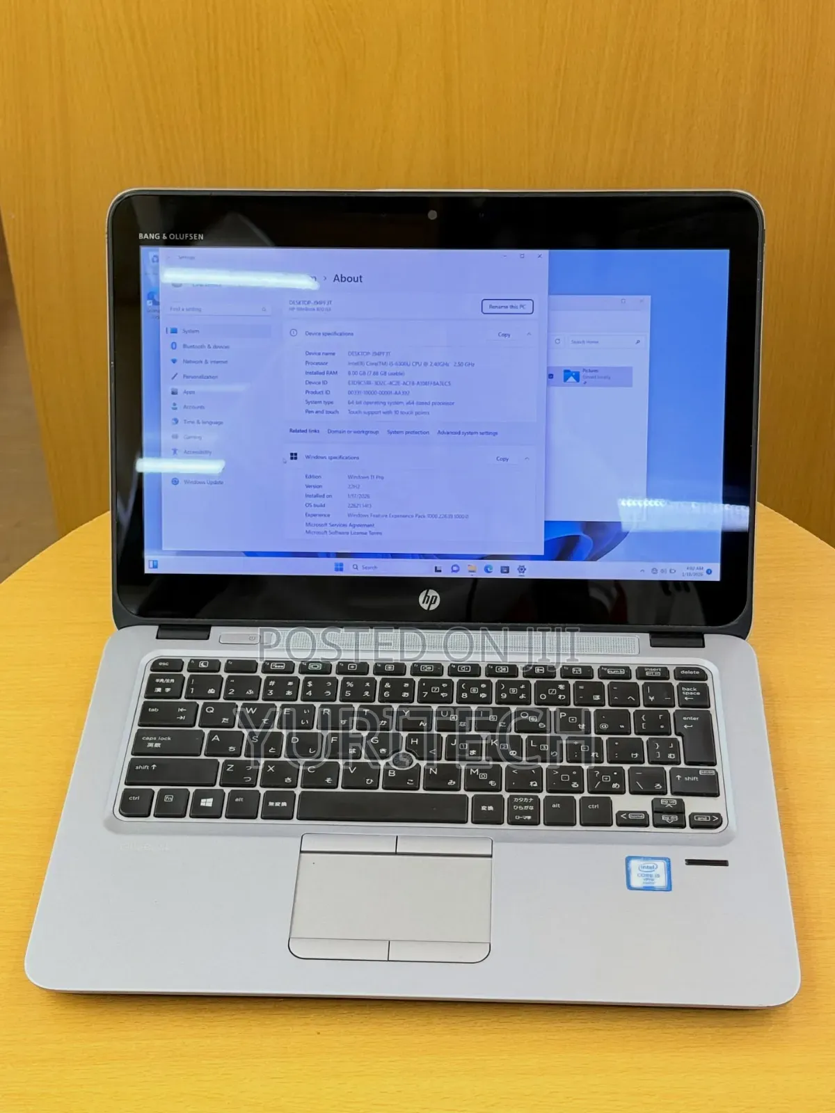 Laptop HP EliteBook 820 G3 8GB Intel Core i5 SSD 256GB