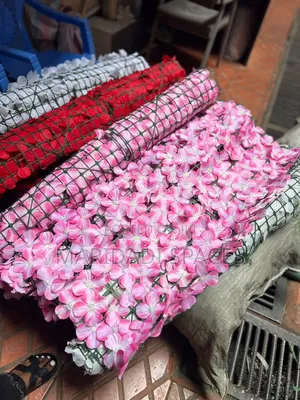 Colourful Artificial Leafy Fence for Outdoor Door Decoration