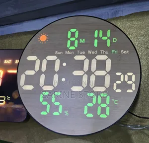 Circular 3D Wall or Table Clock AC Powered/ Battery Powered