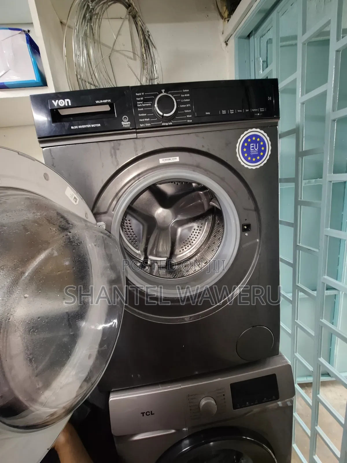 Test and Working Von Washing Machine 8kg